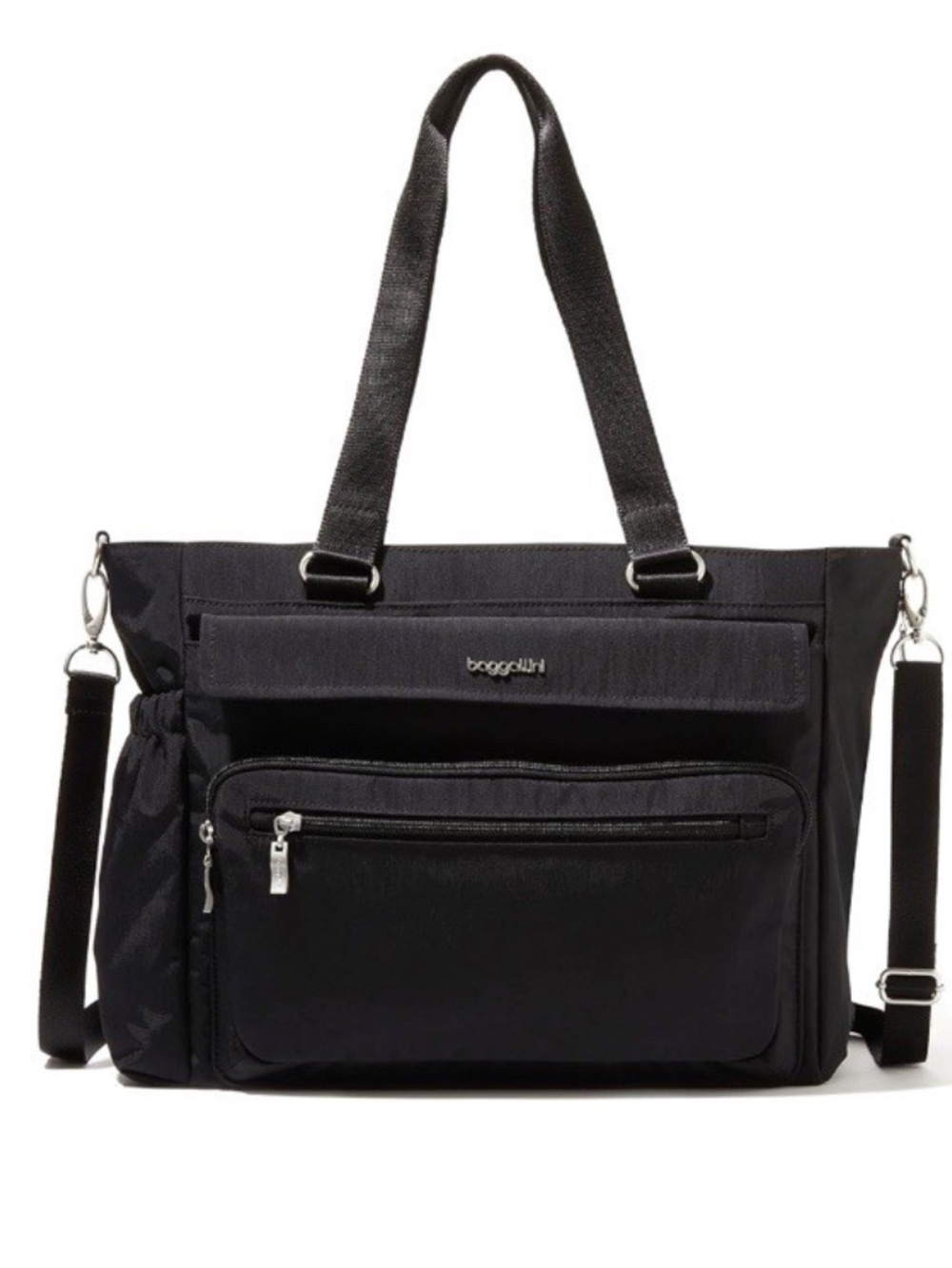 Baggallini Modern Laptop Tote Black NWT - Large Organizer/ Career RFID
